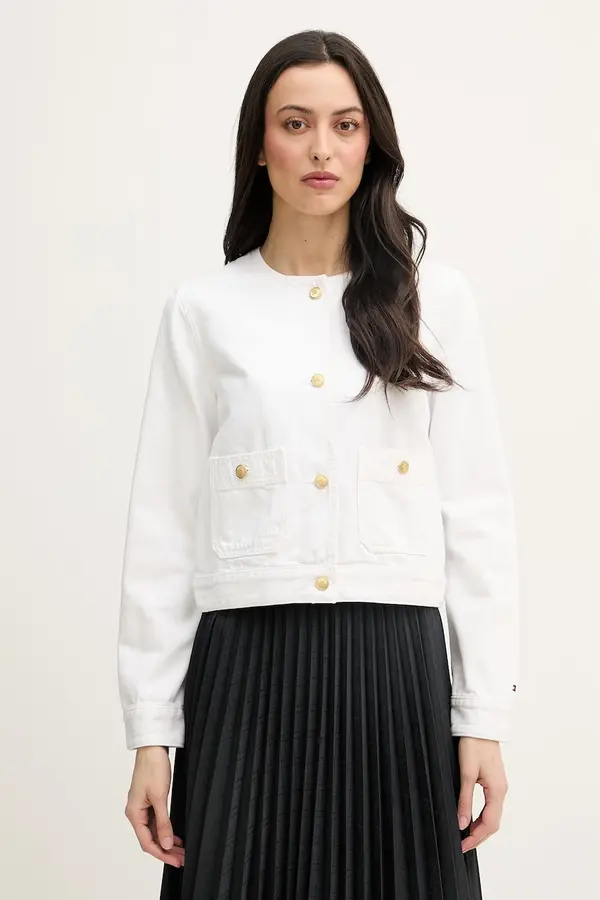Tommy Hilfiger Tommy Hilfiger traper jakna ženska od pamuka