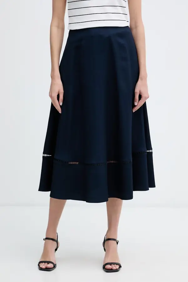 Tommy Hilfiger Tommy Hilfiger trapez haljina s viskozom