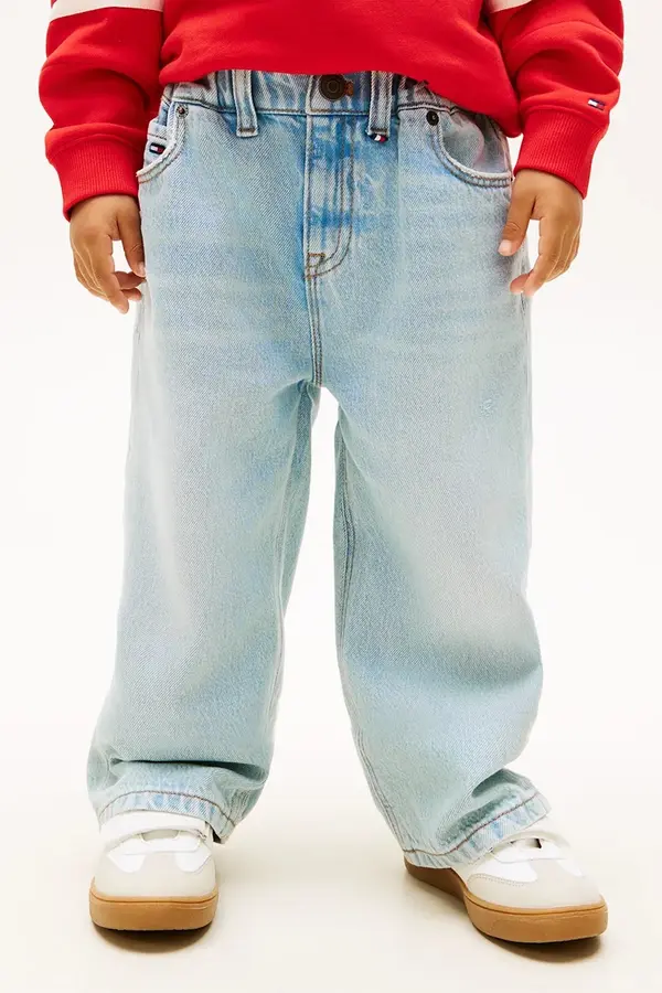 Tommy Hilfiger Tommy Hilfiger wide leg traperice za djecu LB WIDE