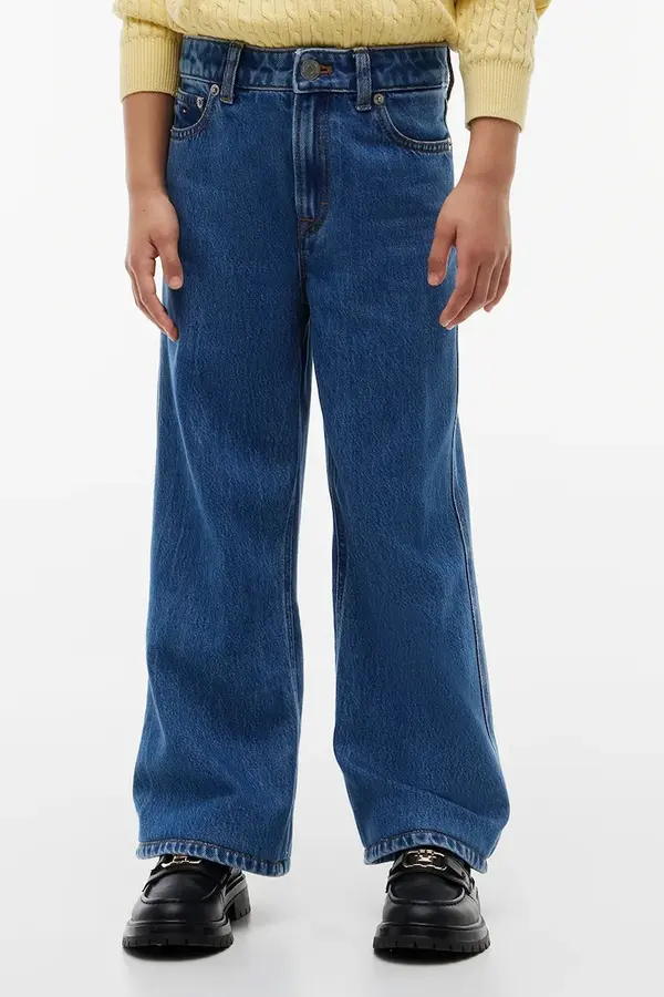 Tommy Hilfiger Tommy Hilfiger wide leg traperice za djecu WIDE LEG