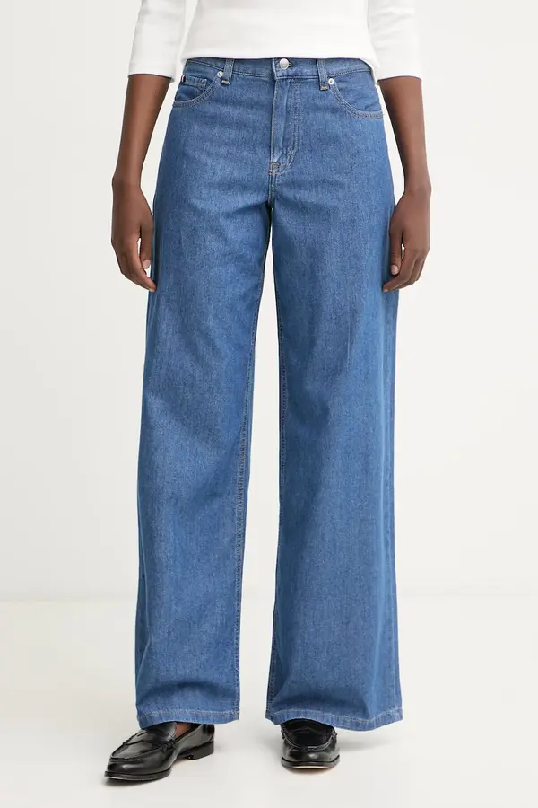 Tommy Hilfiger Tommy Hilfiger wide leg traperice za žene