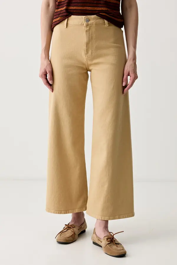 Tommy Hilfiger Tommy Hilfiger wide leg traperice za žene