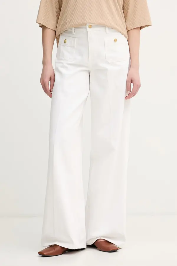 Tommy Hilfiger Tommy Hilfiger wide leg traperice za žene