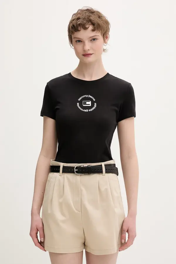 Tommy Jeans Tommy Jeans basic majica kratkih rukava ženska pamučna