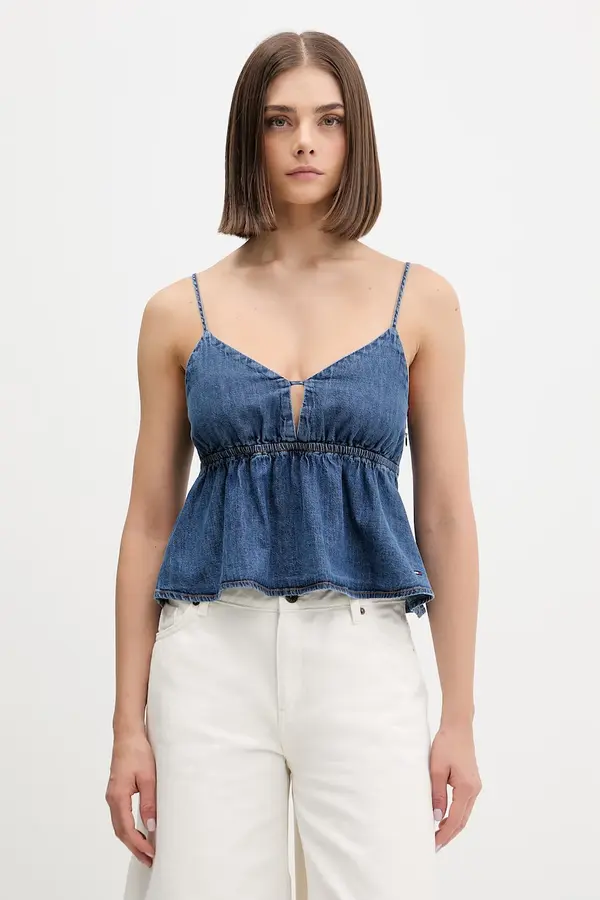 Tommy Jeans Tommy Jeans Bluza s naramenicama ženska traper
