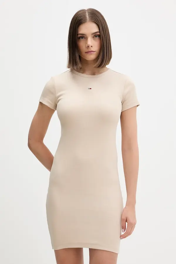 Tommy Jeans Tommy Jeans bodycon haljina od pamuka s elastanom