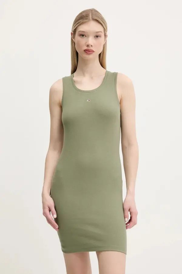 Tommy Jeans Tommy Jeans bodycon haljina od pamuka s elastanom