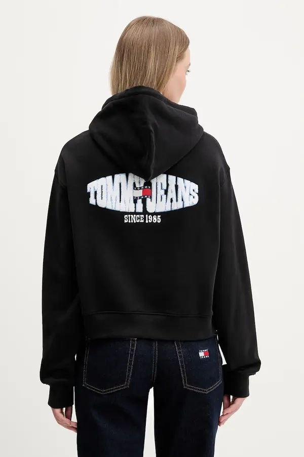Tommy Jeans Tommy Jeans dukserica s kapuljačom ženska od pamuka