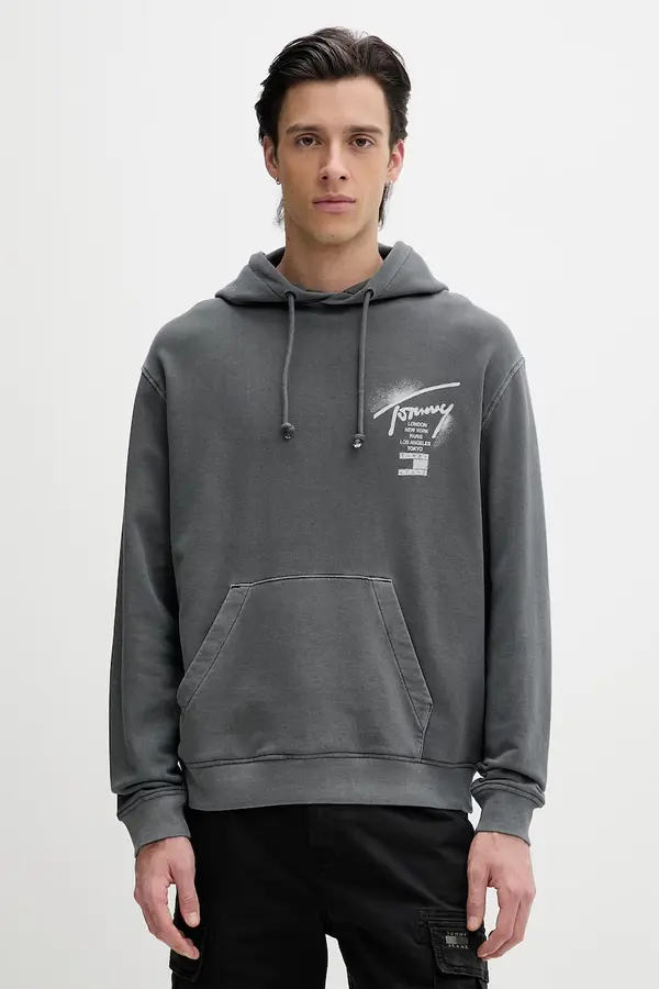 Tommy Jeans Tommy Jeans dukserica sa kapuljačom muška od pamuka