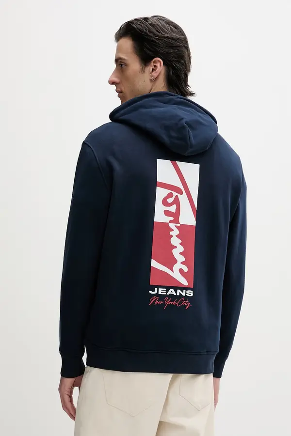 Tommy Jeans Tommy Jeans dukserica sa kapuljačom za muškarce od pamuka