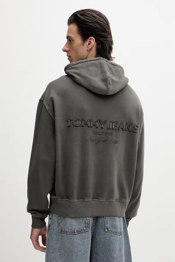 Tommy Jeans Tommy Jeans dukserica sa kapuljačom za muškarce od pamuka