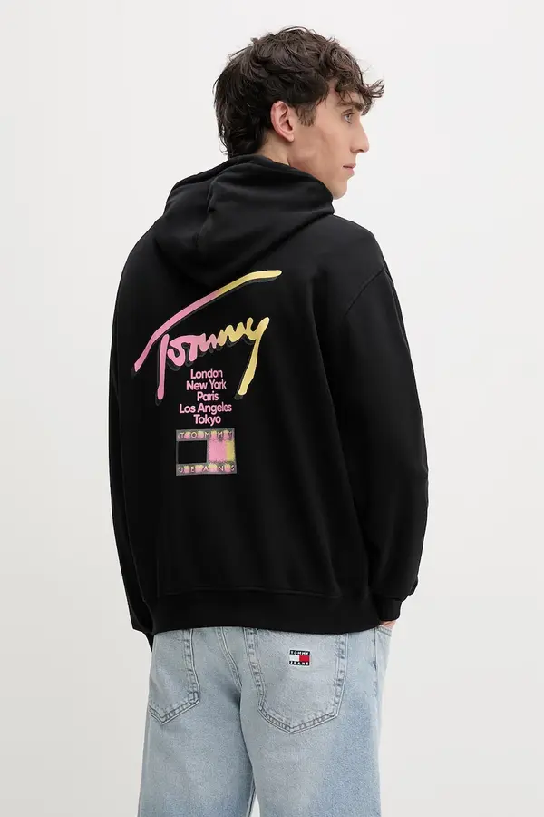Tommy Jeans Tommy Jeans dukserica sa kapuljačom za muškarce od pamuka