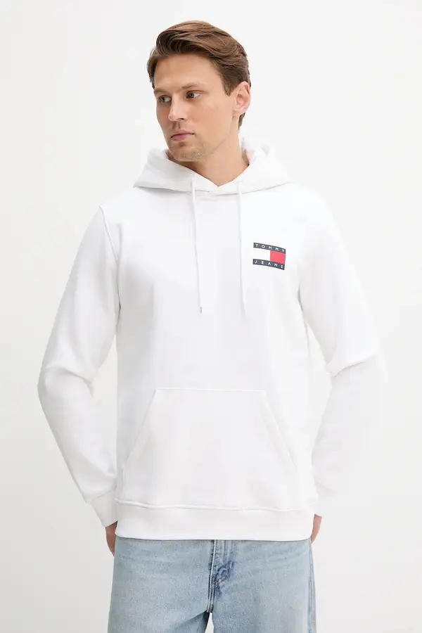Tommy Jeans Tommy Jeans dukserica sa kapuljačom za muškarce s pamukom