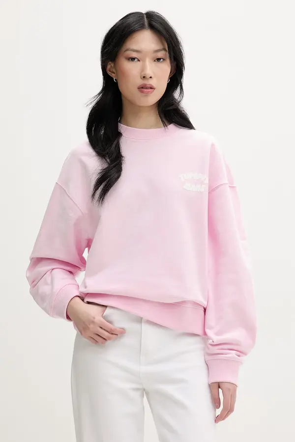 Tommy Jeans Tommy Jeans dukserica za žene od pamuka