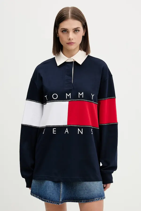 Tommy Jeans Tommy Jeans dukserica za žene od pamuka