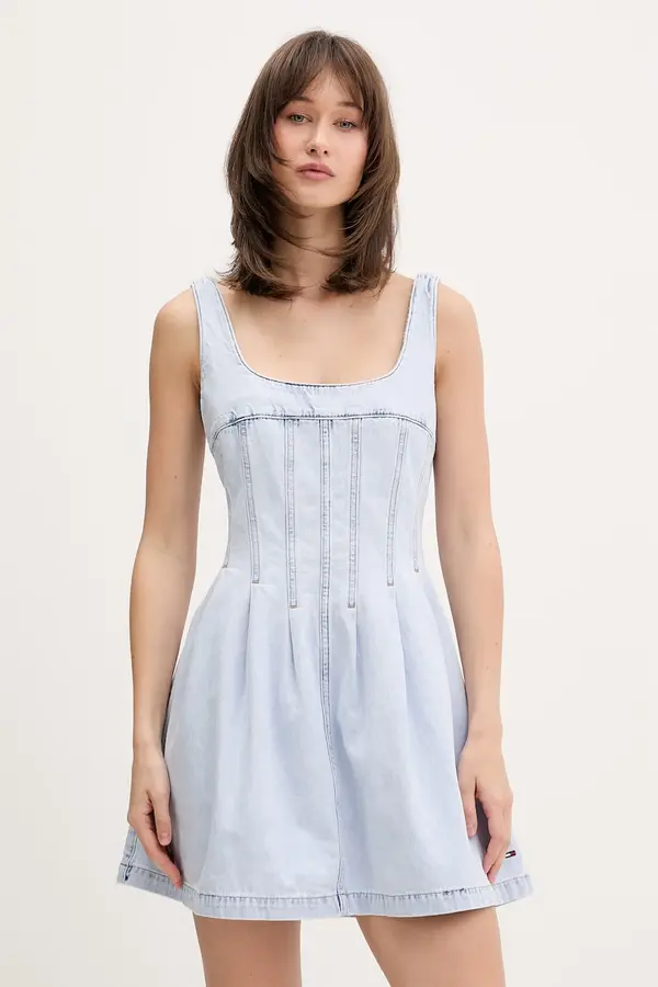 Tommy Jeans Tommy Jeans haljina A-kroja traper