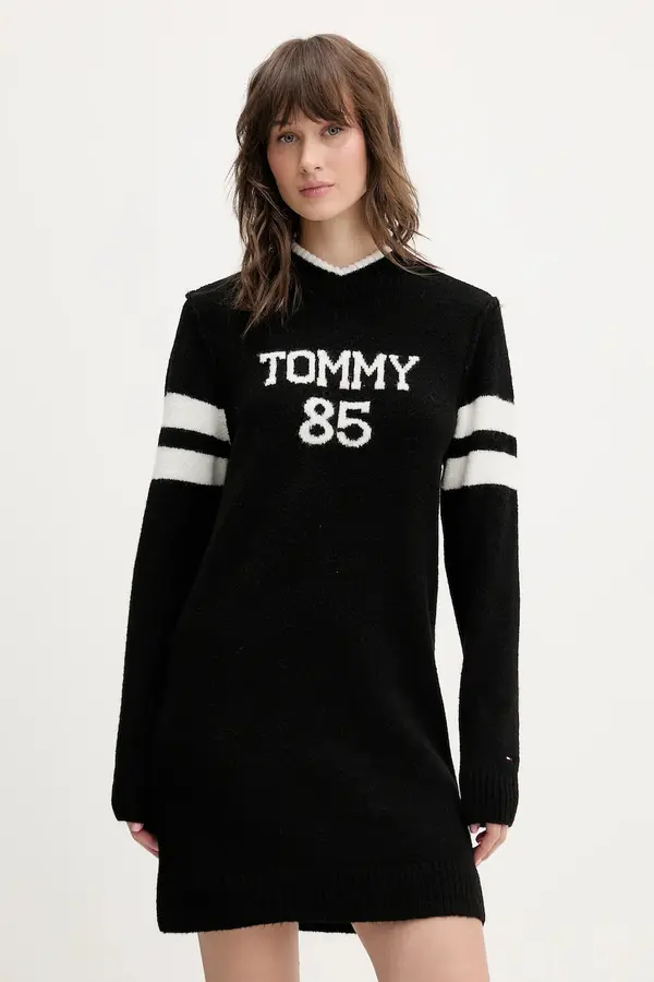 Tommy Jeans Tommy Jeans Haljina s primjesom vune Tommy Jeans