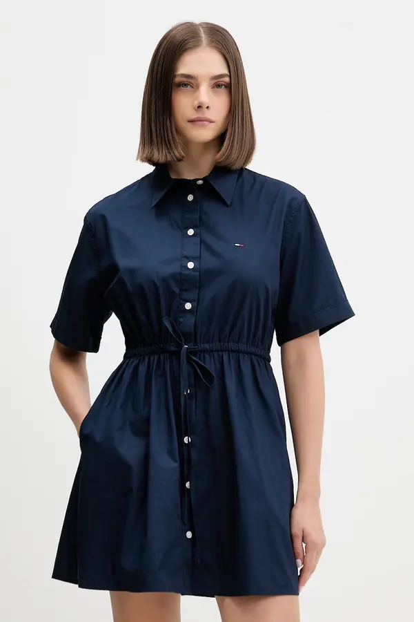 Tommy Jeans Tommy Jeans haljina u stilu košulje od pamuka
