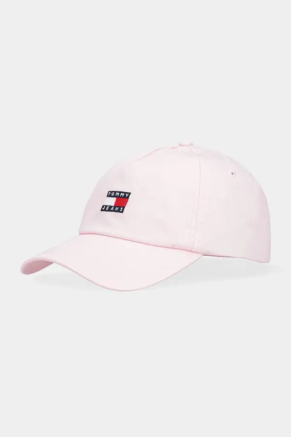 Tommy Jeans Tommy Jeans kapa sa šiltom za žene pamučna