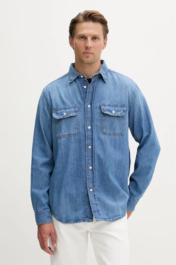 Tommy Jeans Tommy Jeans košulja muška traper