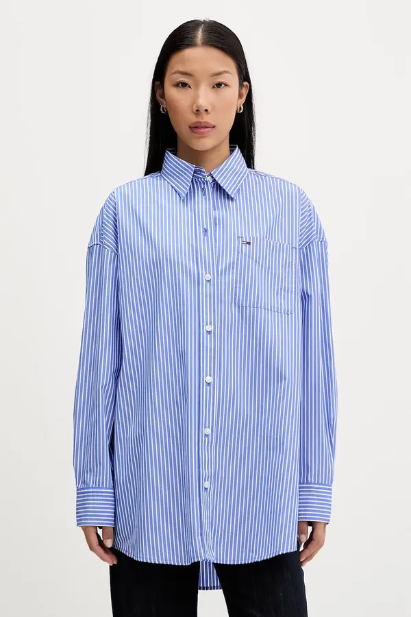 Tommy Jeans Tommy Jeans košulja za žene od pamuka