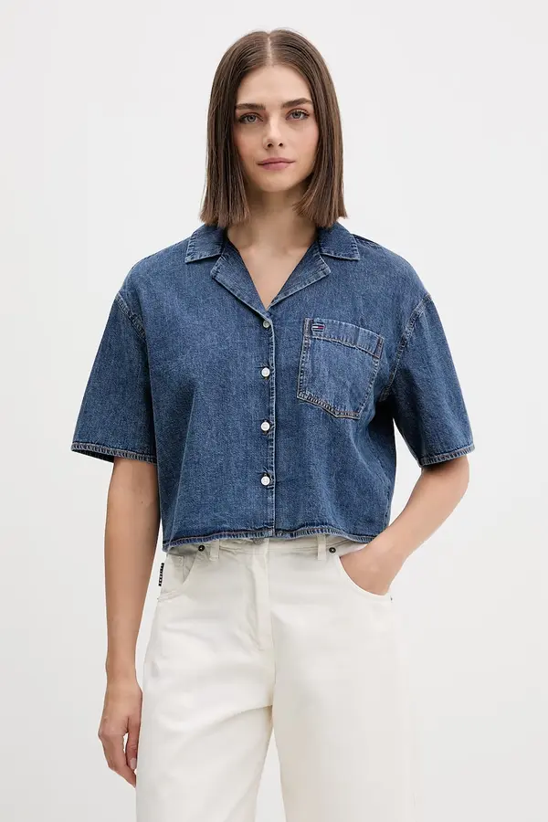 Tommy Jeans Tommy Jeans košulja za žene od trapera