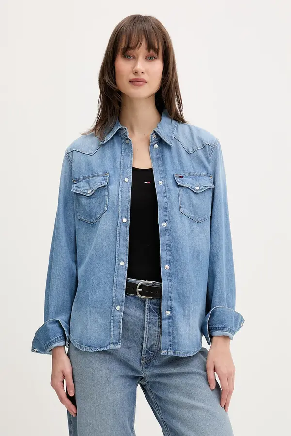 Tommy Jeans Tommy Jeans Košulja za žene traper