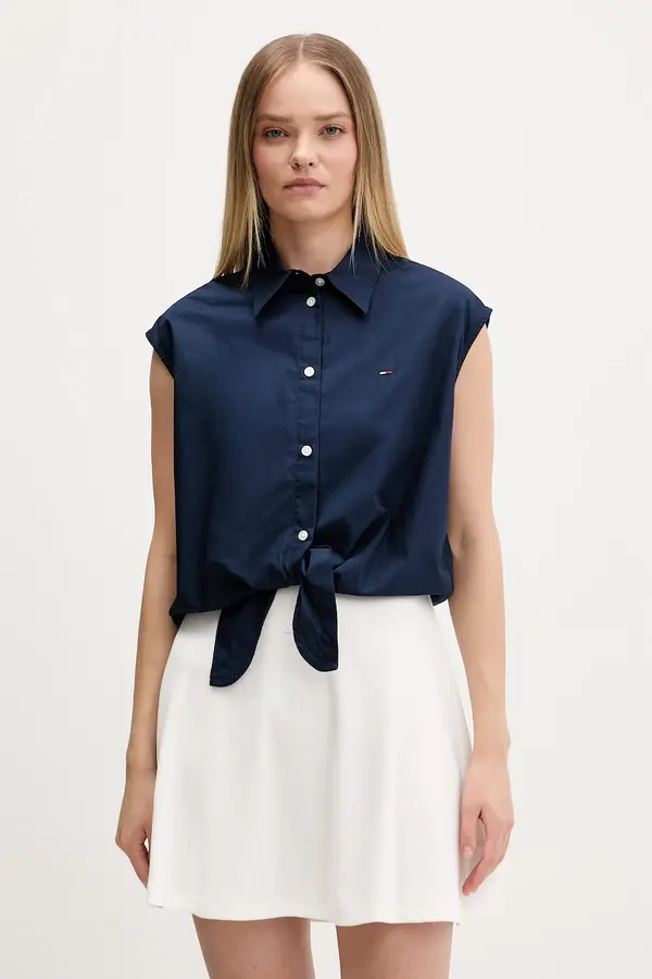 Tommy Jeans Tommy Jeans košulja ženska od pamuka