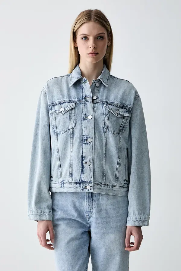 Tommy Jeans Tommy Jeans kratka jakna za žene traper
