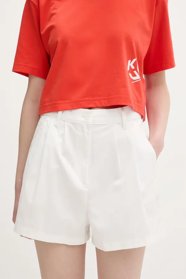Tommy Jeans Tommy Jeans kratke hlače za žene od pamuka s elastanom