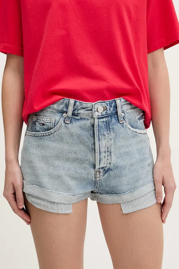 Tommy Jeans Tommy Jeans kratke hlače za žene traper