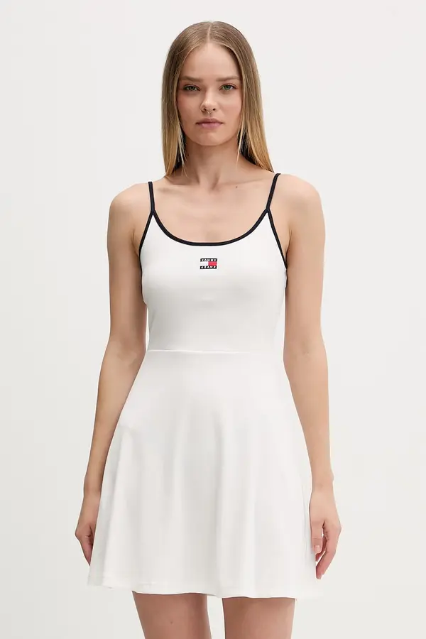 Tommy Jeans Tommy Jeans ljetna haljina od pamuka s elastanom
