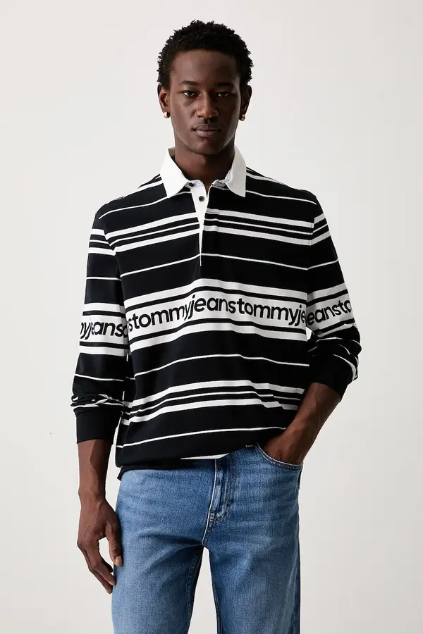 Tommy Jeans Tommy Jeans majica dugih rukava muška pamučna
