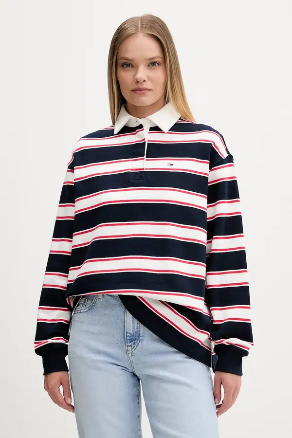 Tommy Jeans Tommy Jeans majica dugih rukava za žene od pamuka