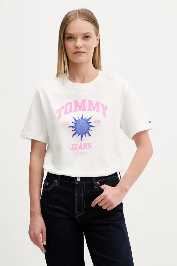 Tommy Jeans Tommy Jeans majica za žene od pamuka