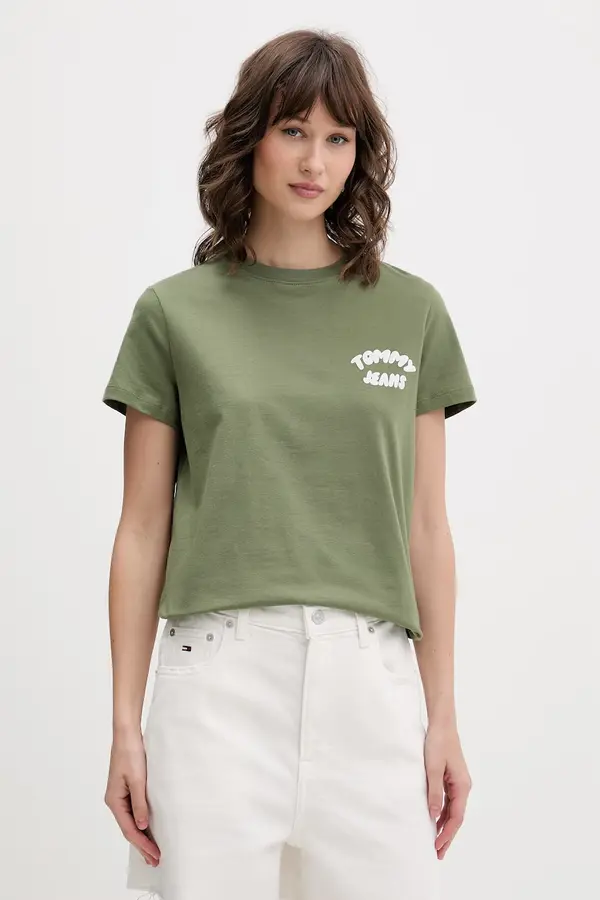 Tommy Jeans Tommy Jeans majica za žene od pamuka