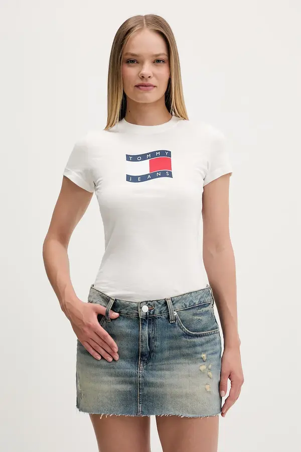 Tommy Jeans Tommy Jeans majica za žene od pamuka