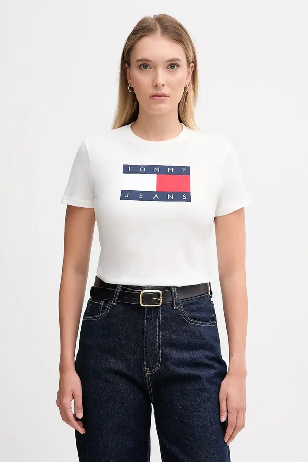 Tommy Jeans Tommy Jeans majica za žene od pamuka