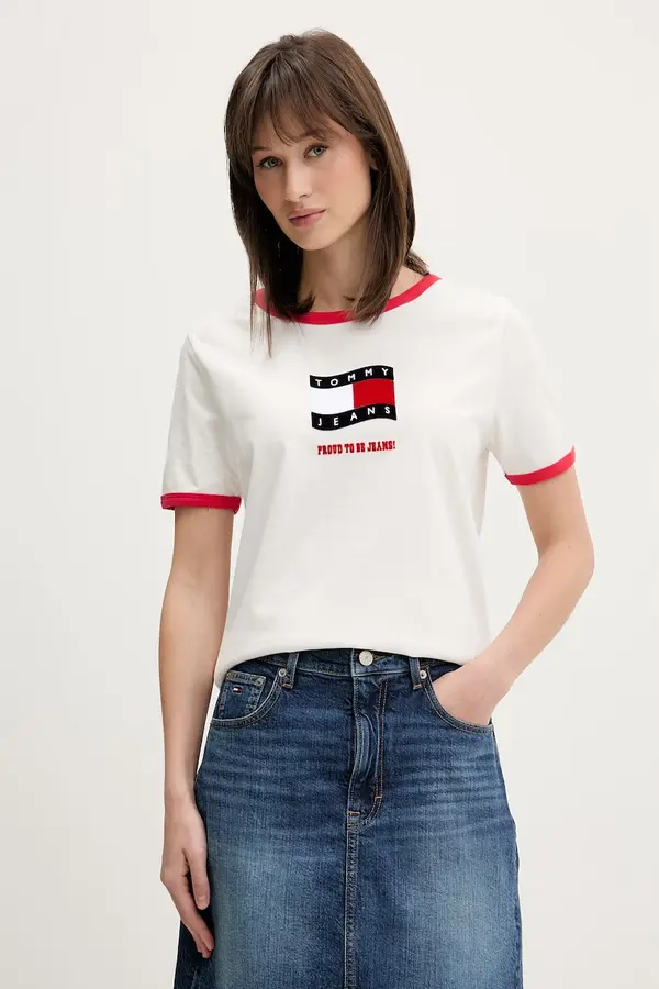 Tommy Jeans Tommy Jeans majica ženska od pamuka