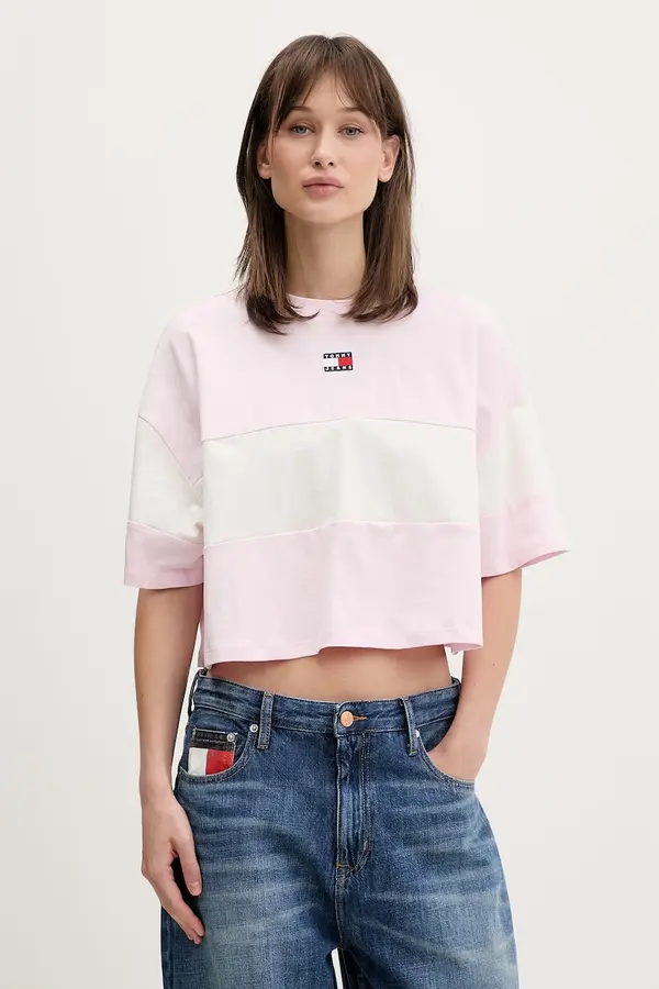Tommy Jeans Tommy Jeans majica ženska od pamuka