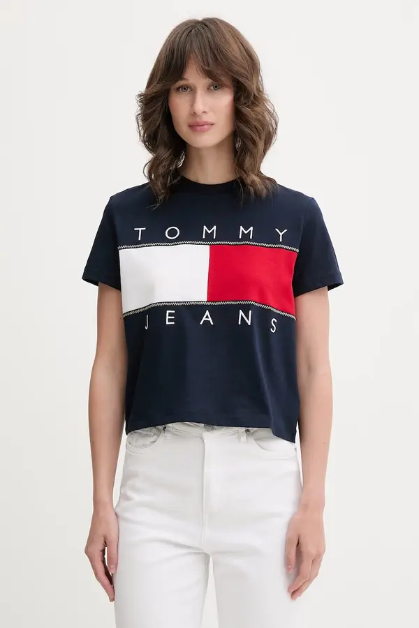 Tommy Jeans Tommy Jeans majica ženska od pamuka