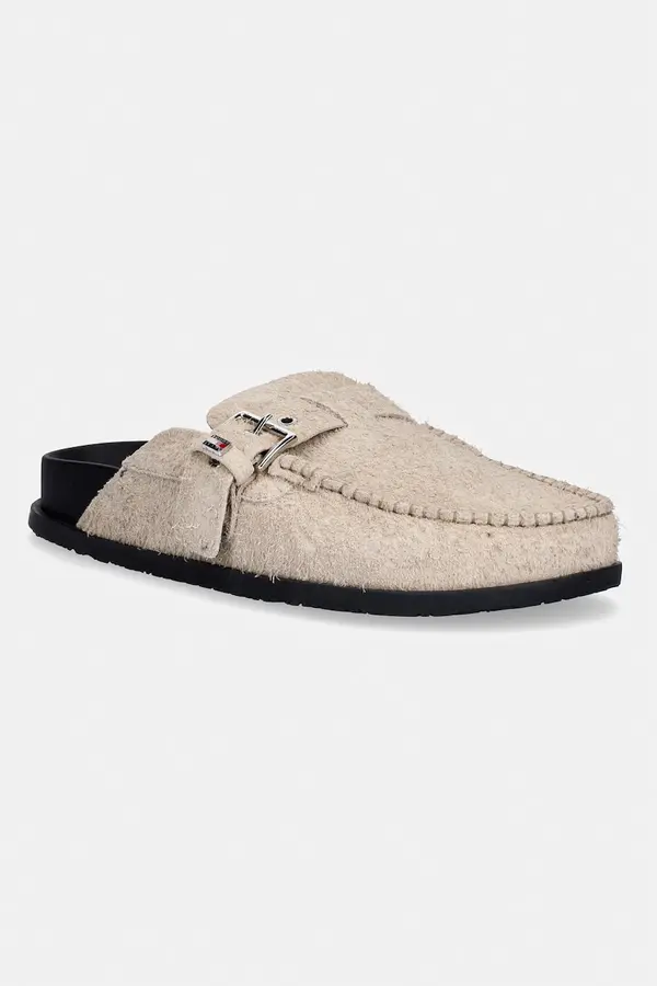 Tommy Jeans Tommy Jeans natikače za žene od brušene kože TJW COMFORT SUEDE MULE