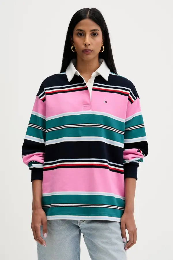 Tommy Jeans Tommy Jeans oversize dukserica za žene od pamuka