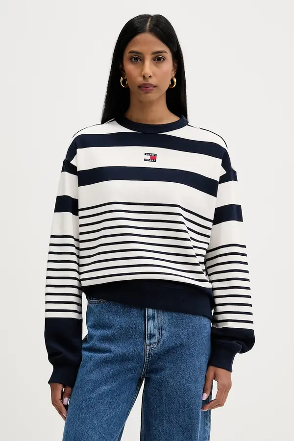 Tommy Jeans Tommy Jeans oversize dukserica za žene od pamuka