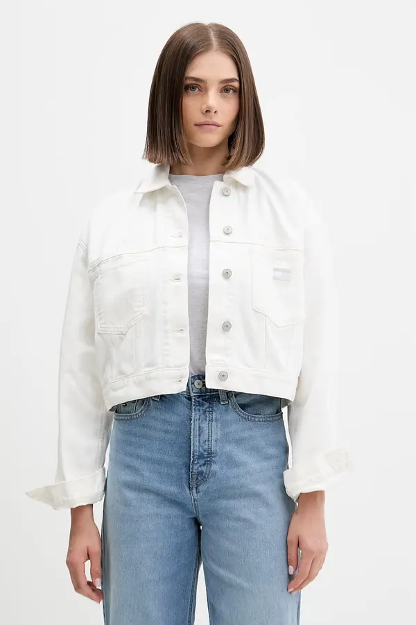 Tommy Jeans Tommy Jeans prijelazna jakna za žene od pamuka