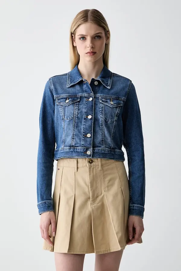 Tommy Jeans Tommy Jeans prijelazna jakna za žene traper