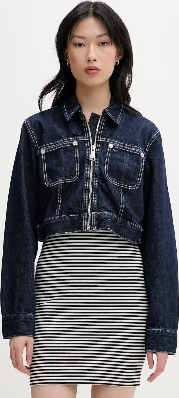 Tommy Jeans Tommy Jeans prijelazna jakna ženska traperasta