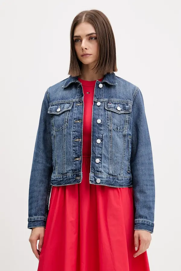 Tommy Jeans Tommy Jeans prijelazna traper jakna za žene