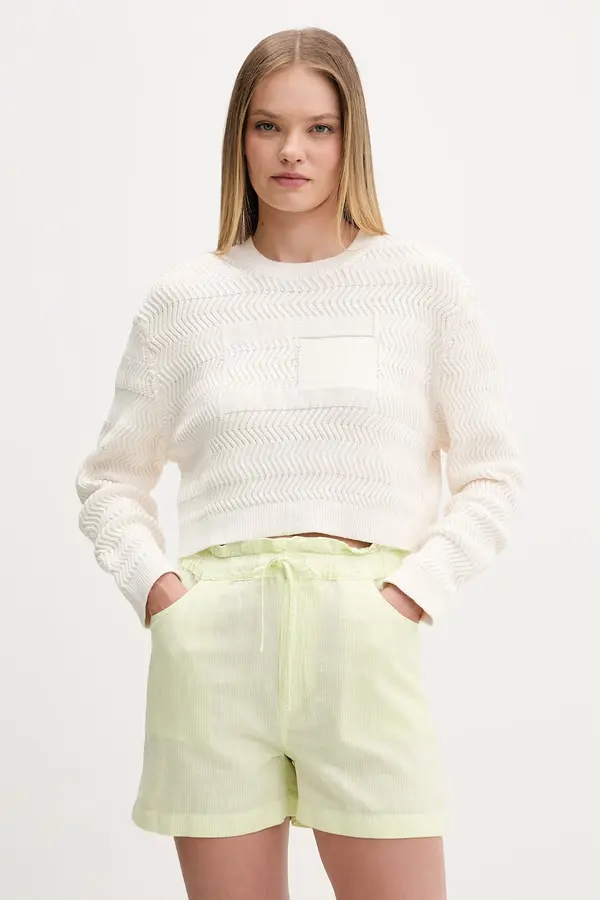 Tommy Jeans Tommy Jeans pulover za žene od pamuka
