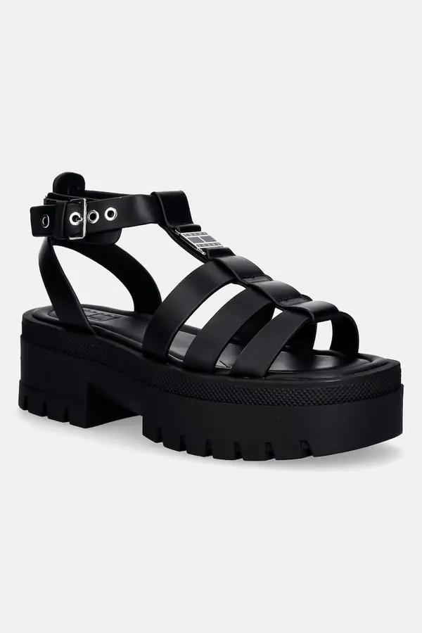 Tommy Jeans Tommy Jeans sandale za žene kožne TJW FISHERMAN LEATHER MAX SANDAL